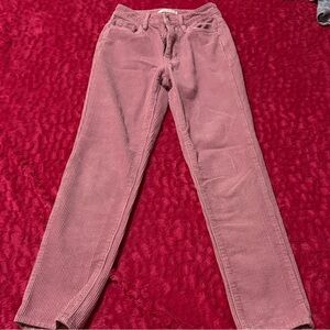 PacSun Blush Corduroy Trousers